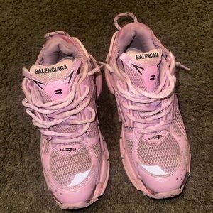 Balenciaga Light Pink Athletic Shoes